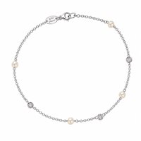 Bracelet Woman in Gold BRACCIALE PERLE E ZIRCONI